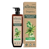 Kesh King Organics – Organic Castor Shampoo |Boosts Hair Growth & Strengthens|For Smooth, Voluminous Hair|Organics|No Artificial Colours, Parabens, Phthalates Or Harmful Chemicals – 300Ml, 369 Grams
