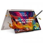 Lenovo Yoga 9 Intel Evo I7 1280P 14″(35.56Cm) Qhd Oled 2-In-1 400Nits Laptop(16Gb/1Tb Ssd/Win 11/Office 2021/Backlit Kb/E-Colour Pen/1Yr Warranty/Alexa/3 Month Game Pass/Oatmeal/1.4Kg), 82Lu008Tin