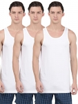 Jockey 8820 Men’S Super Combed Cotton Round Neck Sleeveless Vest With Extended Length For Easy Tuck (Pack Of 3)_White_Xl