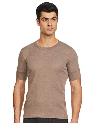 Rupa Thermocot Men’S Cotton Thermal Top (8903978490199_Agni R-N H-S -80_Brown)