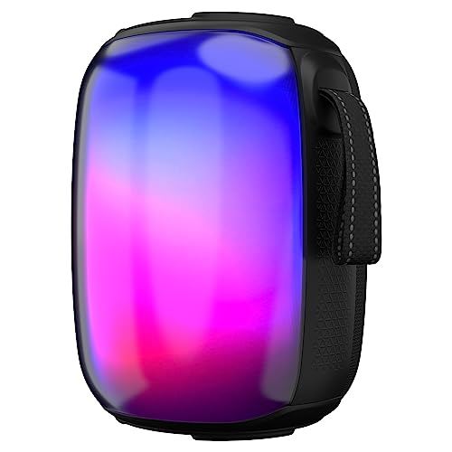 Zebronics Music Bomb 40 10W Output Portable Wireless Speaker With Bluetooth 5.1, Tws, 15H Backup, Fm Radio, Aux, Usb, Msd, Call Function, One-Sided Rgb Lights And Fabric Finish