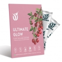 Ultimate Glow | Natural Collagen Booster | Orange Flavour | 20+ Ingredients | Boost Skin Radiance And Glow,Strengthen Hair,Reduce Dark Spots,Wrinkles,Acne And Scars | Vitamin C,Biotin,Zinc | Sachet 2 Pack