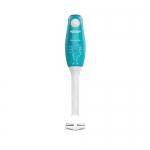 Maharaja Whiteline Speedmix Plus Hand Blender With Stainless Steel Blades | Long Lasting Performance With 175W Motor | Detachable Plastic Foot | 2 Year Warranty (Turquoise Blue & White)