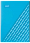 Wd My Passport 2 Tb External Hard Disk Drive (Hdd)(Blue, Black)