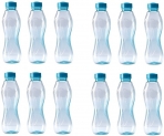 Milton Oscar 1000 Ml Bottle(Pack Of 12, Blue, Pet)