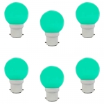 Surya 0.5W Neo Maxx Led Bulb (Green, Pack Of 6)