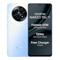 Realme Narzo 70X 5G (Ice Blue, 6Gb Ram,128Gb Storage)|120Hz Ultra Smooth Display|Dimensity 6100+ 6Nm 5G|50Mp Ai Camera|45W Charger In The Box