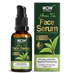 Wow Skin Science Green Tea Face Serum | Aloe Vera Extract With Pro Vitamin B5 & Vitamin E | Anti Aging, Skin Repair | Blemishes, Fine Lines, Smooth Skin | No Parabens | 30 Ml