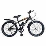 Wheely Bold, 20T Kids Bike, 12 Inch Frame, Black, With Bottle And Bottle Cage, Single Speed Steel Frame Bike, Ideal For 6-10 Years Unisex, Height 3.5-4.5 Feet, Rigid