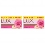 Lux Even Toned Glow|Buy 4 Get 1 Offer|Rose & Vitamin E Bathing Soap|For Glowing Skin| Beauty Soaps|150 G (Pack Of 2)