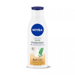 Nivea Aloe Protection Body Lotion 200 Ml | Spf 15 | Aloe Vera Extracts | Dep Moisture Serum | Men And Women | All Skin Type