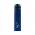 Polyset Scott 800Ml Double Walled Insulated Bottle With Stainless Steel Inner-Blue