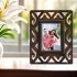 Amazon Brand – Solimo Decoralicious Table Top Photo Frame | Plexi Glass | Frame For Home And Office Decoration | 4X6 Inches (Walnut)