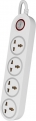 Crompton Powerbox Alpha Lite 4  Socket Extension Boards(White, 2 M)