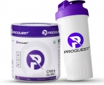 Proquest Creaquest (Creatine Monohydrate + Shaker) Micronised Rapid Absorption Creatine(90 G, Unflavoured)