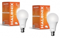 Halonix 12W Led Bulb | Led Bulb 12 Watt With B22 Base | 4Kv Surge Protection 12 Watt Bulb (Cool Day Light, Pack Of 2)