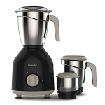 Philips Hl7756/01 750 Watt Mixer Grinder, 3 Stainless Steel Multipurpose Jars With 3 Speed Control And Pulse Function (Black)