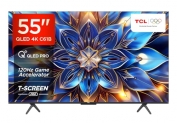 Tcl 139 Cm (55 Inches) 4K Ultra Hd Smart Qled Google Tv 55C61B (Black)