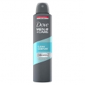 Dove Men+Care Clean Comfort Dry Spray Antiperspirant Unscented Aerosol Deodorant, Up To 48 Hrs Protection From Sweat & Odour, Soothes & Moisturises Skin, Long-Lasting Crisp Fragrance, 250 Ml