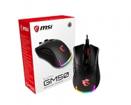 Msi Clutch Gm50 Lightweight Gaming Mouse – Usb, Pixart Pmw-3330 Optical Sensor, Rgb Led Lights, Adjustable Dpi Up To 7200, 1Ms Polling Rate, 6 Buttons (Clutch Gm50), Gaming Mouse For Laptops And Pc