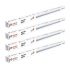 Bajaj Ivora 20W Led Tubelight | 2000 Lm Led Tubelight | Round Led Batten (White, Pack Of 4) | Rechargeable | 3.5 Kv Surge Protection | High Led Enhance | 1 Year Warranty