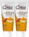 Qraa Ubtan  For All Skin Type With Turmeric & Saffron For Tan Removal, Skin Lightening, Glow & Radiance | Pack Of 2 X 100G Face Wash(200 G)