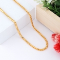 1 Gram High Quality Indian Polished “20” Inches Goldchain For Men And Boy Gold-Plated Plated Brass Chain