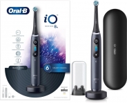 Oral-B Io8 Ultimate Clean With A Travel Case Io8 Ultimate Smart,6 Brush Modes, Ai Personalization, Pressure Sensor Electric Toothbrush(Black)