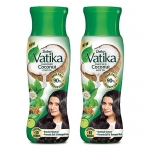 Dabur Vatika Enriched Coconut Hair Oil – 600Ml (Pack Of 2,300Mlx2)|For Strong,Thick&Shiny Hair|Clinically Tested To Reduce 90% Hairfall In 4 Weeks|Prevents Dull&Damaged Hair|Enriched With 10 Herbs