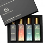 The Man Company Specially Curated Perfume Gift Set 4X20Ml- A Gentlemen’S Desire|Premium Long-Lasting Floral Fragrance Spray|Citron For Travel|Intense For Office|Musk For Sports|Joy For Outing,80 Ml