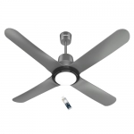 Havells 1200Mm Libeccio Underlight Bldc Motor Ceiling Fan | Remote Controlled, High Air Delivery Fan | 5 Star Rated, Upto 60% Energy Saving, 2 Year Warranty | (Pack Of 1, Slate),Charcoal