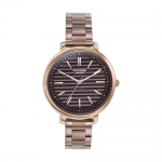 Sonata Poze Quartz Brown Dial Brown Metal Strap For Women-Sp80081Km01Wf