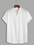 Paralians Men Solid Casual White Shirt