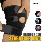 Digitalduniya Adjustable Knee Support Cap Gym Running Arthritis Joint Pain Relief Knee Support Knee Support(Black)