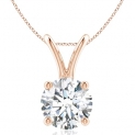 Carat Affairs 0.20 Carat Solitaire Diamond Pendant