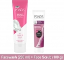 Pond’S Bright Beauty Facewash 200Ml & Scrubï¿½100G(2 Items In The Set)(2 Items In The Set)