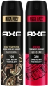 Axe Dark Temptation & Intense Deodorant Spray  –  For Men(430 Ml, Pack Of 2)