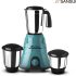 Sansui Plus 500 W Juicer Mixer Grinder(Allure Plus | 3 Jars | Black, Blue)