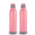 Cello Puro Wave 900 Water Bottle | Easy Carry Wrist Belt | Covered Drinking Spout | Refrigerator Safe| Plastic Bottle | Set Of 2 | 690Ml, Pink