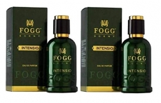 Fogg Men Spray Scent Intensio Perfume, Long-Lasting, Fresh & Powerful Fragrance Spray, Eau De Parfum, 2 X 100 Ml (Pack Of 2), 200 Millilitres