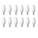 Philips Ace Saver Base E14 2.7-Watt Led Lamp (Pack Of 12, White)