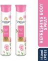 Yardely London English Rose Refreshing Floral Scent Body Deodorant Spray  –  For Women(300 Ml, Pack Of 2)