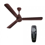 Crompton Energion Hyperjet 1200Mm Bldc Ceiling Fan | Point Anywhere Remote Control | Bee 5 Star Rated Energy Efficient | Superior Air Delivery | Anti-Rust | 2 Year Manufacturer Warranty | Brown