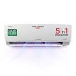 Lloyd 1.5 Ton 3 Star Inverter Split Ac (5 In 1 Convertible, Copper, Anti-Viral + Pm 2.5 Filter, 2023 Model, White With Chrome Deco Strip, Gls18I3Fwagc)