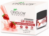 Oxy Glow Herbals Lip Balm Scrub For Lightening & Brightening Dark Lips Scrub Strawberry(Pack Of: 1, 20 G)