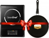 Greenchef 2000 W Induction Cooktop Push Button(Black, Neuro Combo 2000W)