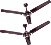 Almo Centa Ultra Stylish Decorative Designed, High Speed 1200 Mm 3 Blade Ceiling Fan(Brown | Pack Of 2)