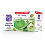 Boroplus Glycerine Bathing Bar With Olive & Aloe Vera (125G, Free)