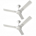 Havells 1200Mm Enticer Art Energy Saving Ceiling Fan (Pearl White Chrome, Pack Of 2)