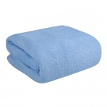 Fezora® Microfiber 500 Gsm Bath Towels | (70X140) Extra Soft Plush & Quick Dry High Absorbency With Large Size Towels For Bathing (Pack Of 1, Blue)